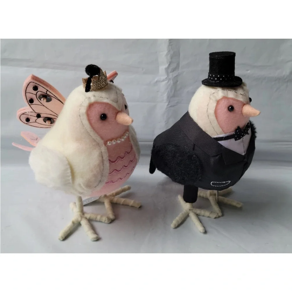 2023 Hyde & Eek Halloween Fabric Birds Set Radley Duchess Bootiful Pink Wedding
